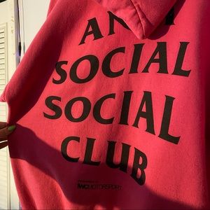 [anti social social club] 488 motor sports hoodie